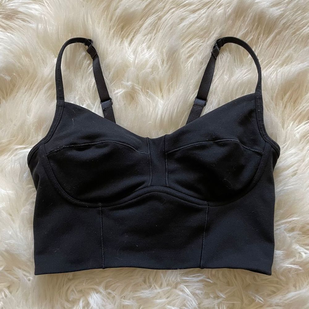 Lululemon Core Set Bustier Sports Bra Black